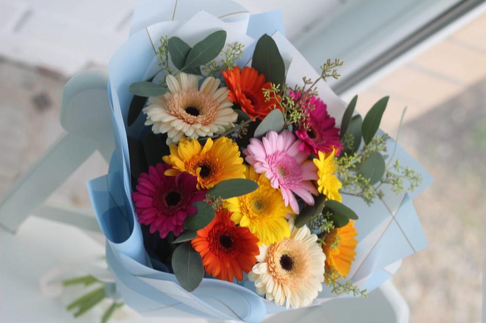 Букет цветов из: Герберы в Правокубанском