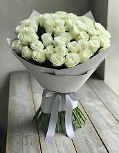 Букет 35 Белых роз в Правокубанском