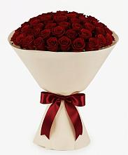 Букет 101 Бордовая роза Блэк Бакарра в Правокубанском
