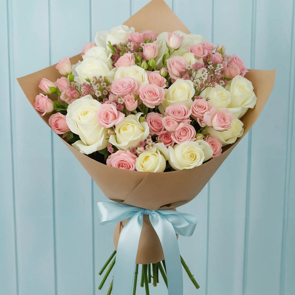 Букет цветов из: Розы в Правокубанском