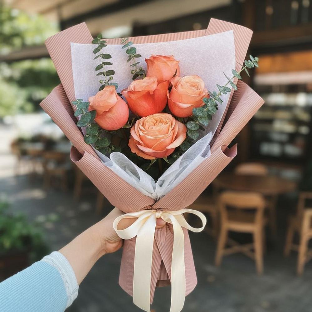 Букет цветов из: Розы в Правокубанском