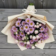 Букет цветов из:  Розы и Хризантемы в Правокубанском