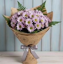 Букет цветов из:  Хризантемы #REPLACE_PRED# Правокубанском