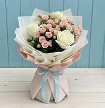 Букет цветов из:  Розы в Правокубанском