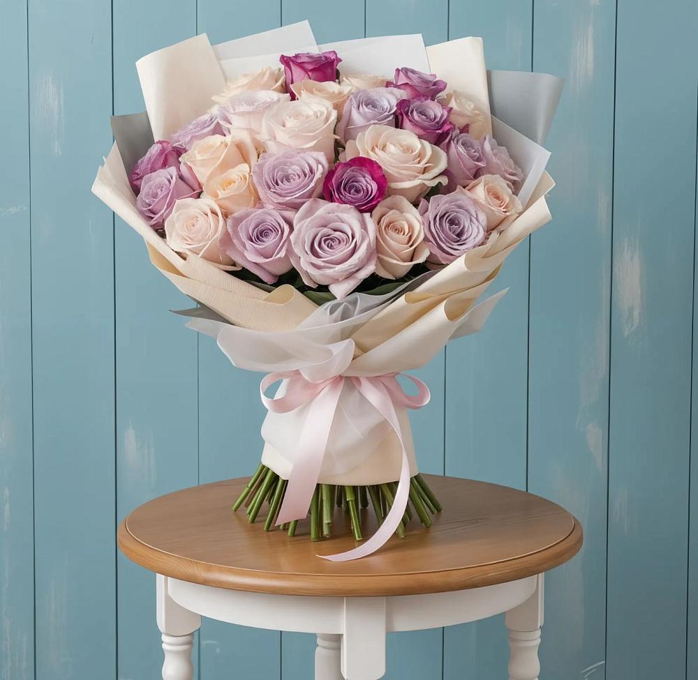 Букет цветов из: Розы в Правокубанском