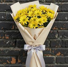 Букет цветов из:  Хризантемы #REPLACE_PRED# Правокубанском