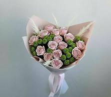 Букет цветов из:  Розы и Хризантемы #REPLACE_PRED# Правокубанском