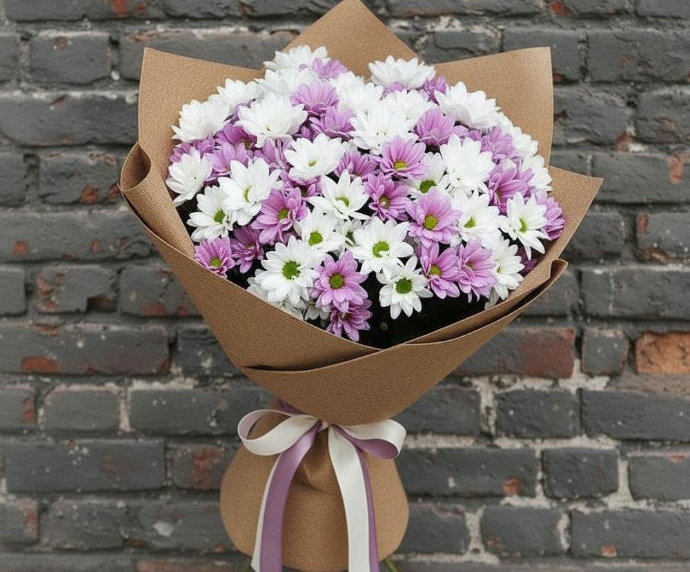 Букет цветов из: Хризантемы в Правокубанском