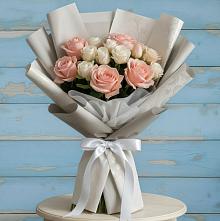 Букет цветов из:  Розы в Правокубанском