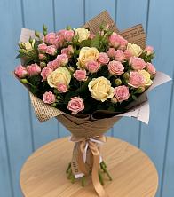 Букет цветов из:  Розы в Правокубанском