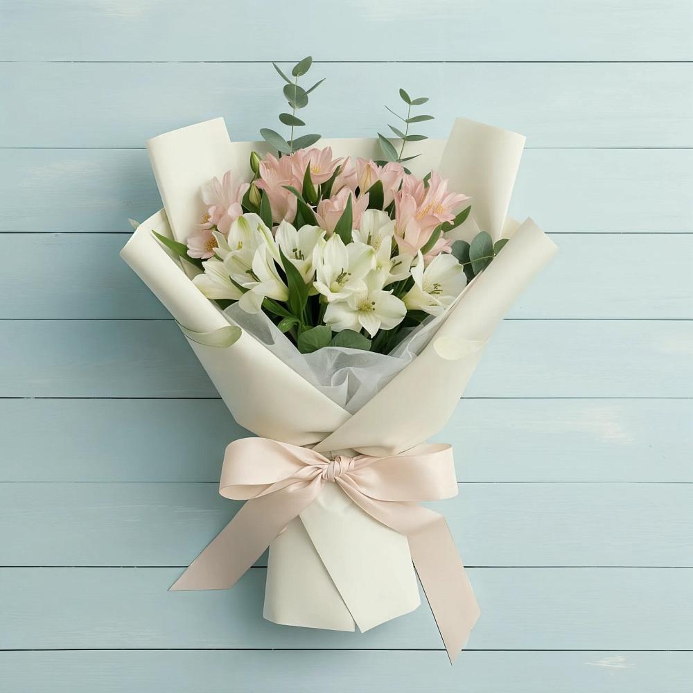 Букет цветов из: Альстромерии в Правокубанском