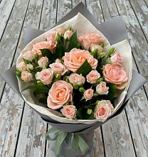 Букет цветов из:  Розы в Правокубанском