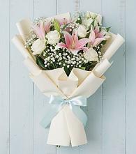 Букет цветов из:  Лилии в Правокубанском