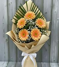 Букет цветов из:  Герберы #REPLACE_PRED# Правокубанском