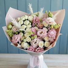 Букет цветов из:  Альстромерии и Розы в Правокубанском