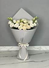 Букет цветов из:  Розы и Лизиантусы #REPLACE_PRED# Правокубанском